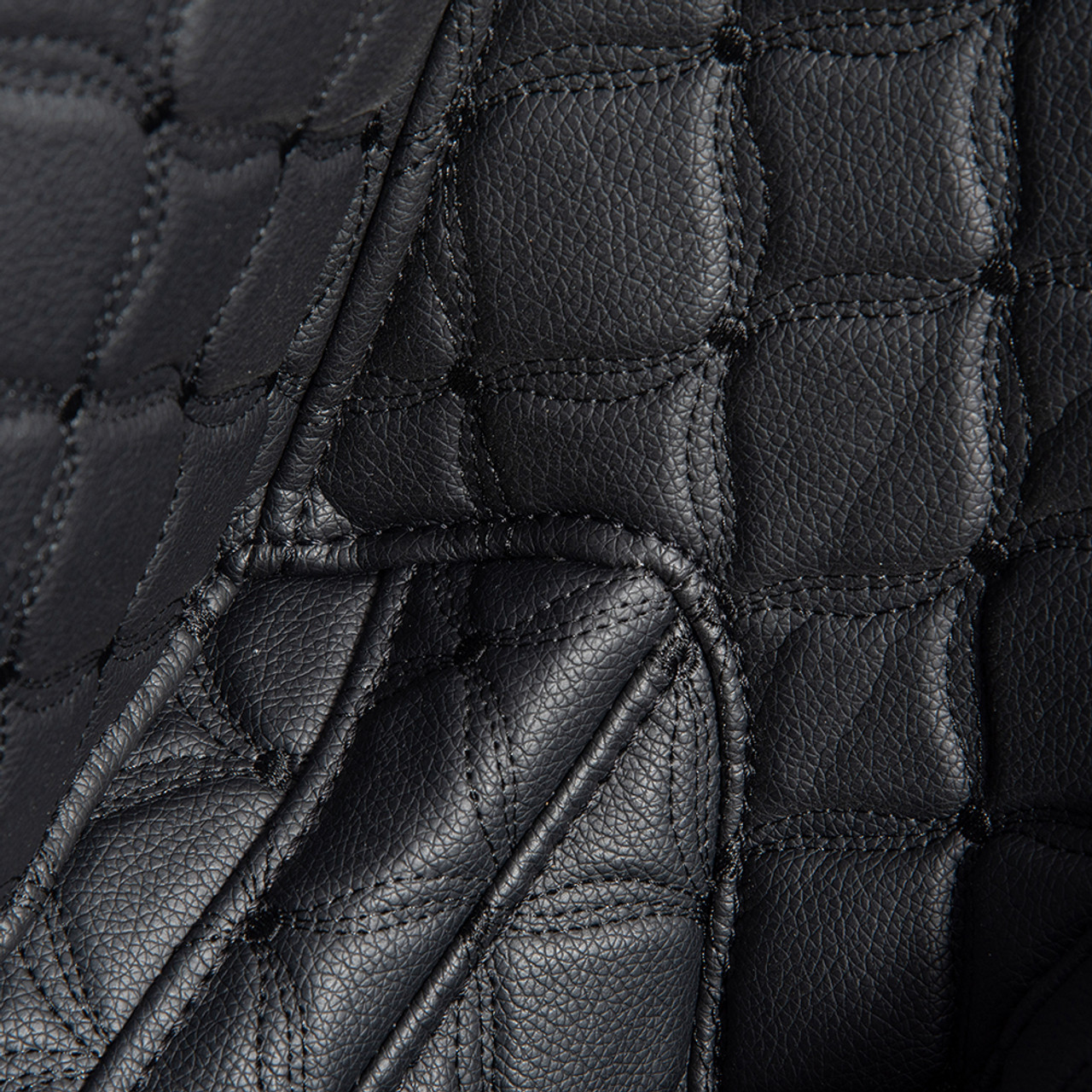 Advanblack Saddlebag Liner Custom Black Stitching Liner Kit Fit for 1993-2013 OEM Factory Stock SaddleBags Bottoms