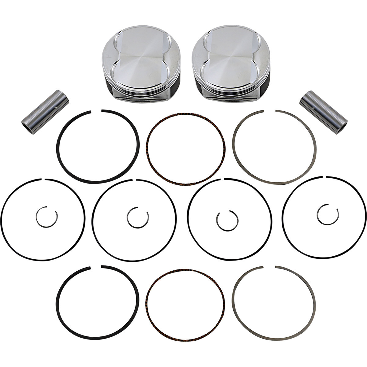 JE Pistons #370248 - Piston Kit - 4.020" Bore - +0.005" Oversize - 114"/117" M8