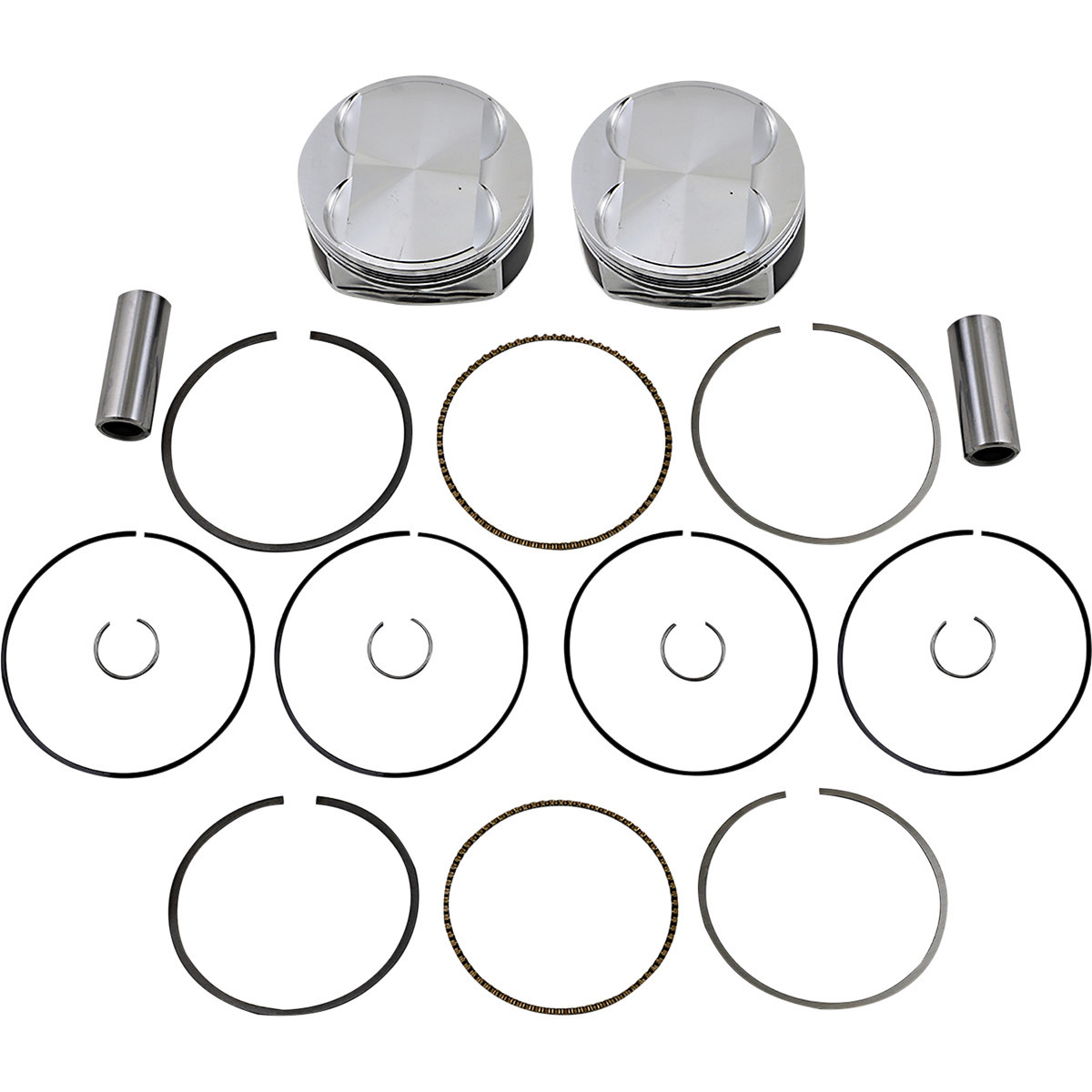 JE Pistons #370249 - Piston Kit - 4.075" Bore - Standard - 114"/117" M8