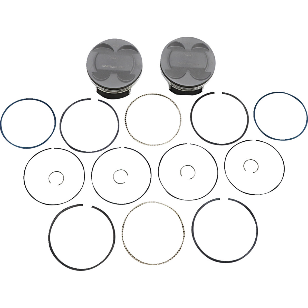KB Performance #KB576LCA.STD - Piston Kit - 4.250" Standard - 11.4:1 CR - 124" Big Bore - 107" M8