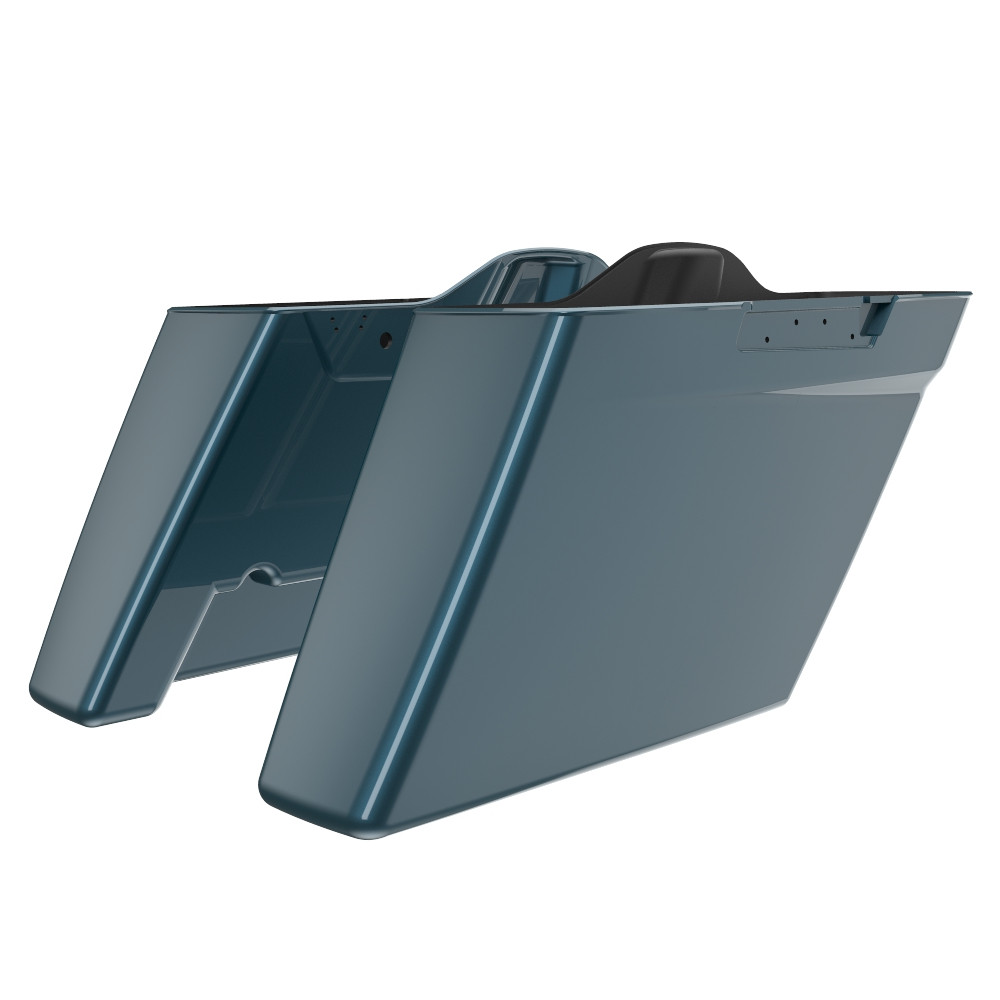 Advanblack Spruce No Cutout Stretched Extended Saddlebag Bottoms for 2014+ Harley Davidson Touring