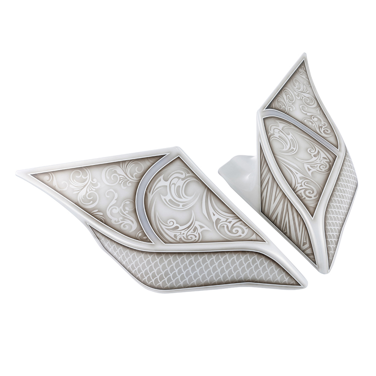 EL SUENO Airbrushed Stretched Extended Side Cover Pannel for 2014+ Harley Davidson Touring