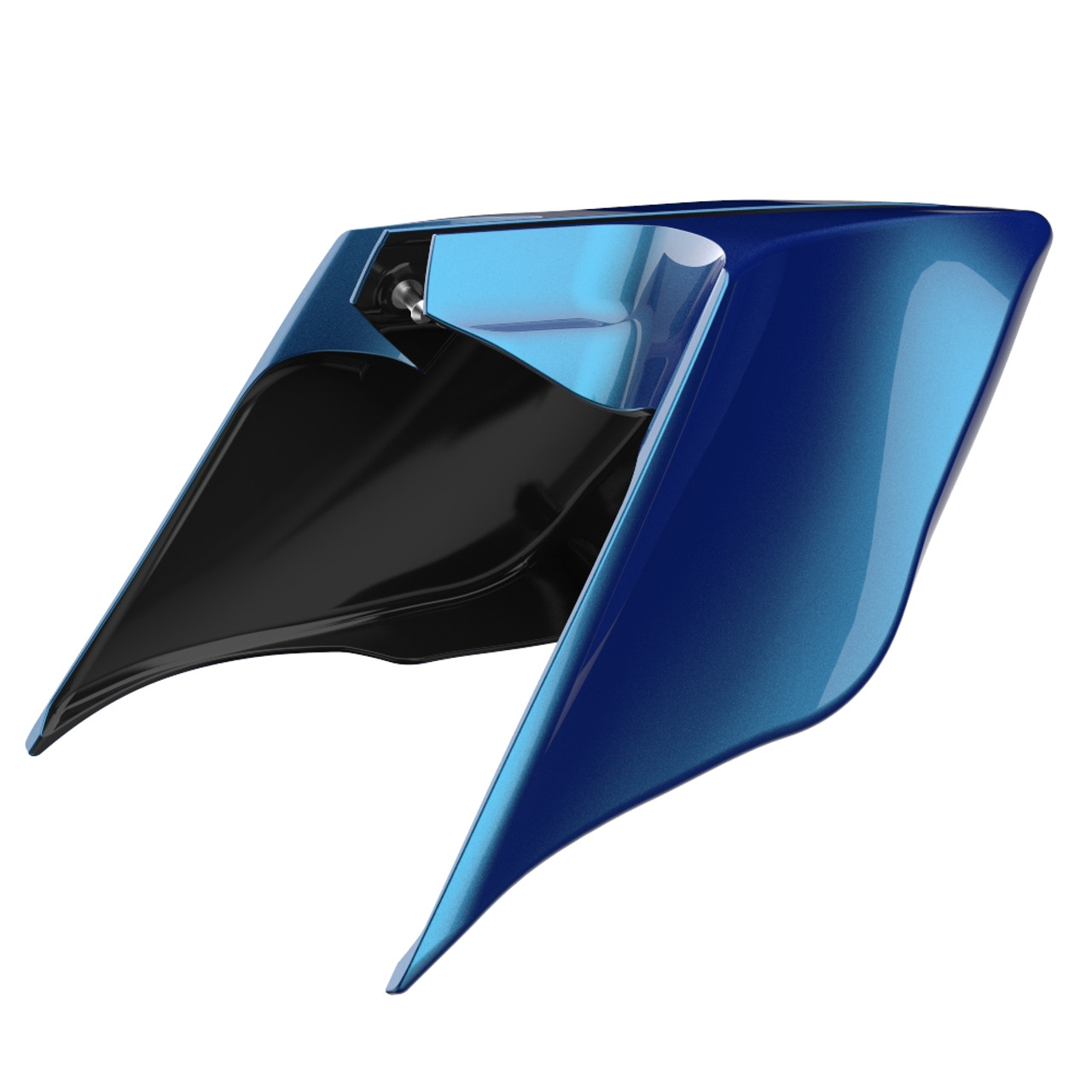 Advanblack Daytona Blue ABS Stretched Extended Side Cover Panel for 2014+ Harley Davidson Touring