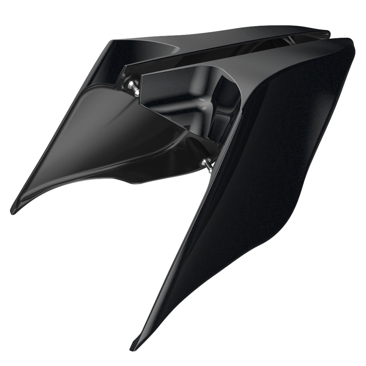 Advanblack Midnight Pearl ABS Stretched Extended Side Cover Panel for 2014+ Harley Davidson Touring