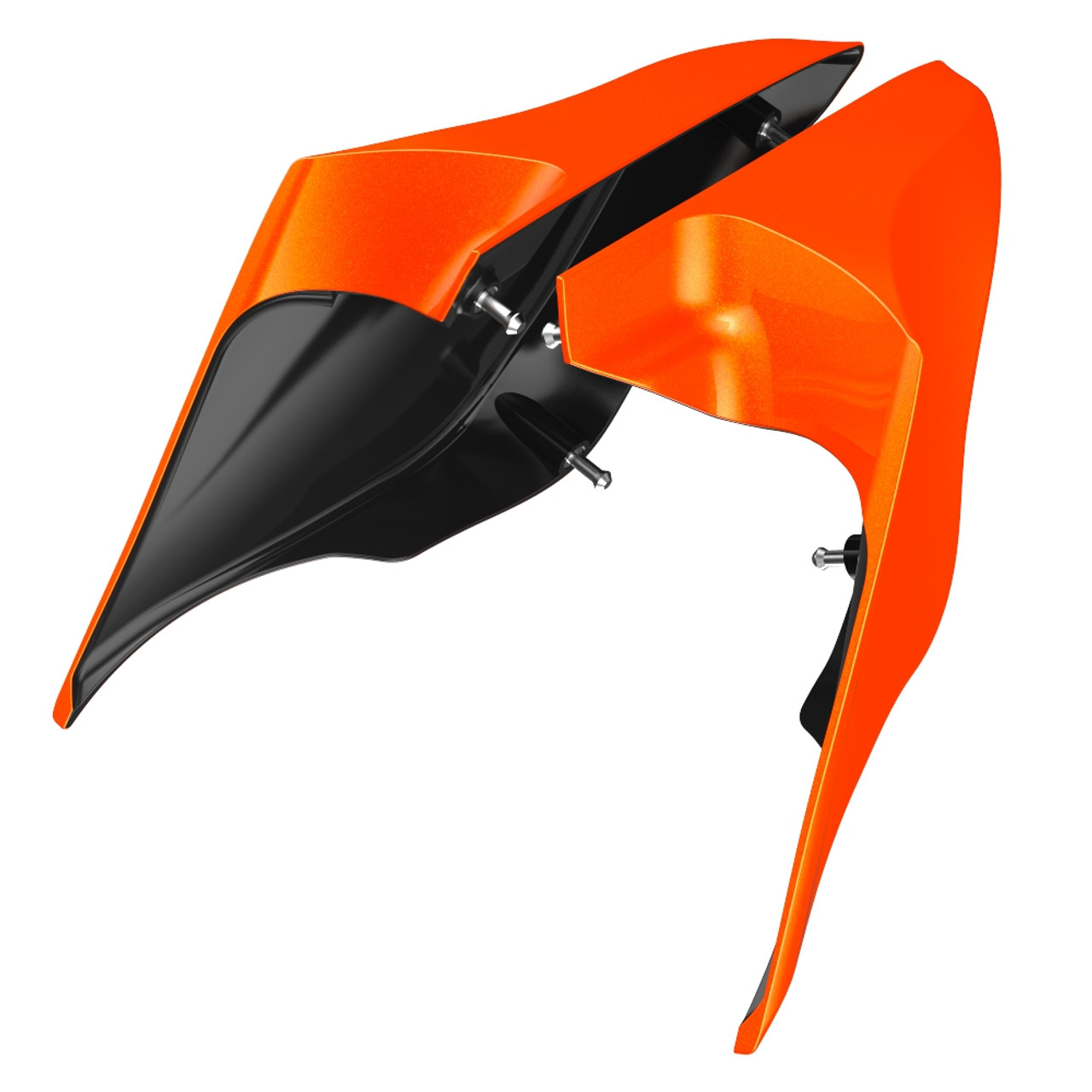 Wicked Orange Pearl ABS Stretched Extended Side Cover Panel for 2014+ Harley Davidson Touring