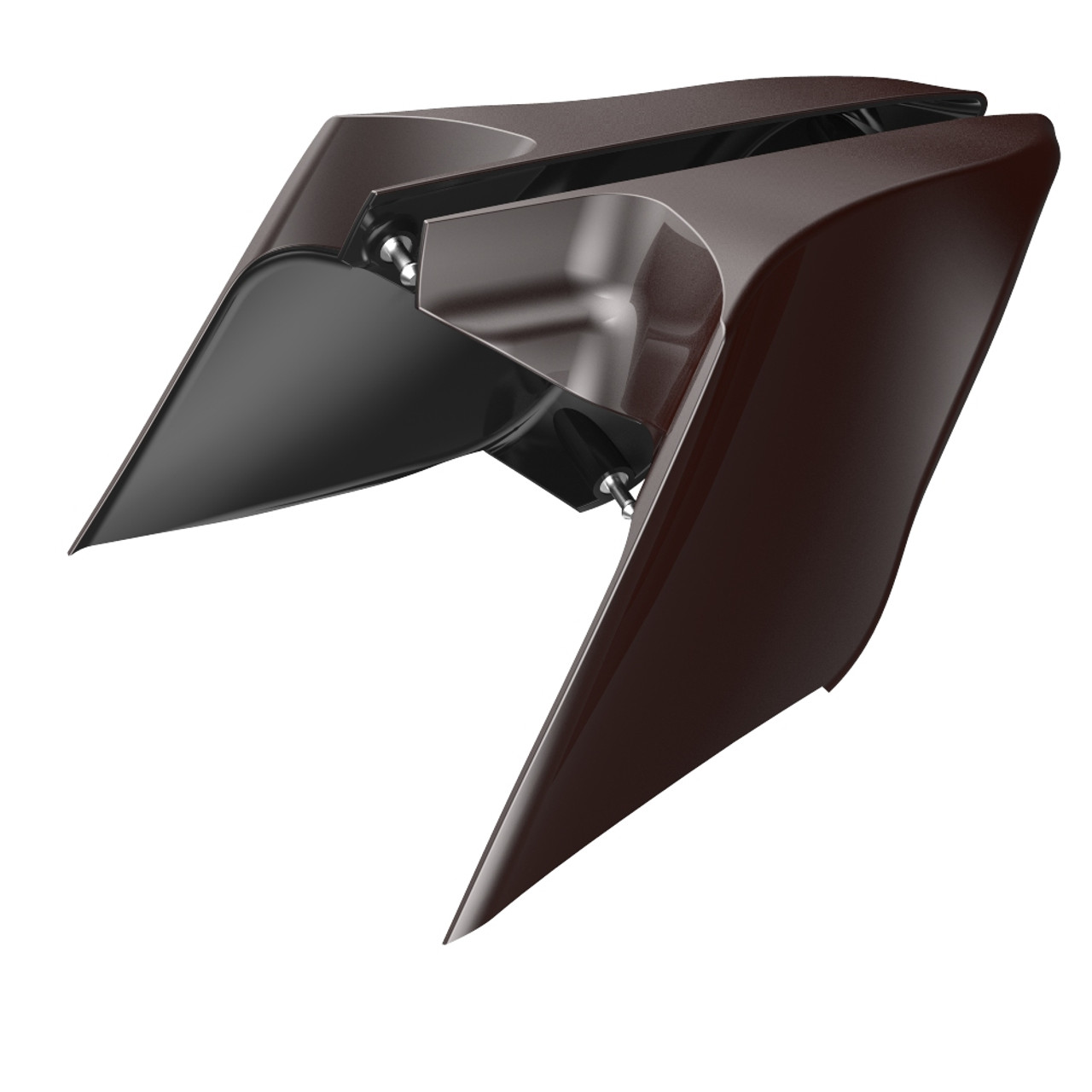 Advanblack Sumtra Brown ABS CVO Style Stretched Extended Side Cover Panel for 2014+ Harley Davidson Touring
