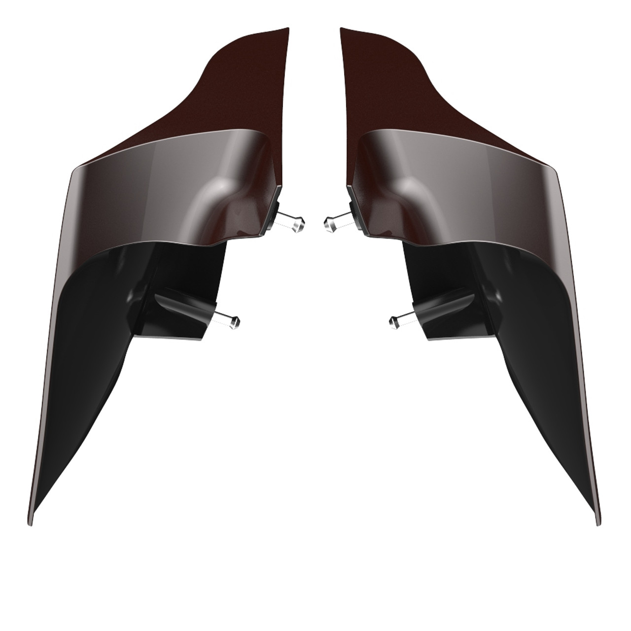 Advanblack Sumtra Brown ABS CVO Style Stretched Extended Side Cover Panel for 2014+ Harley Davidson Touring