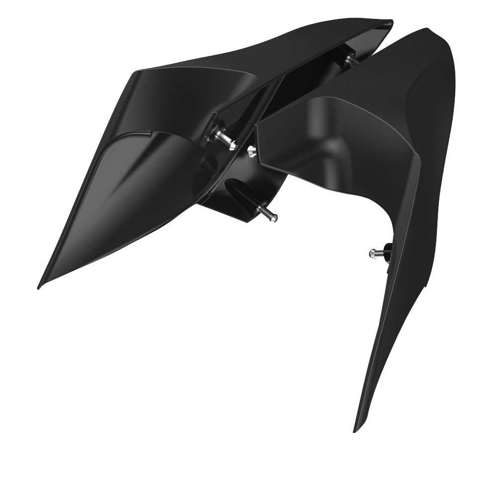 Advanblack Unpainted ABS CVO Style Stretched Extended Side Cover Panel for 2014+ Harley Davidson Touring