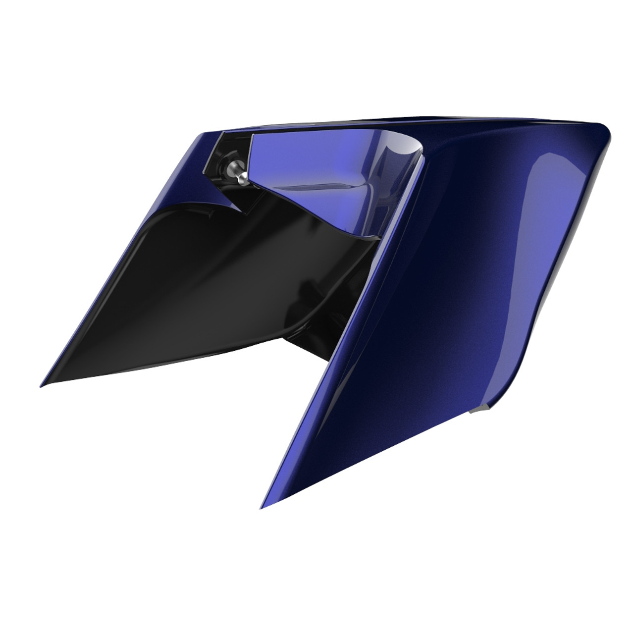 Advanblack Zephyr Blue ABS CVO Style Stretched Extended Side Cover Panel for 2014+ Harley Davidson Touring