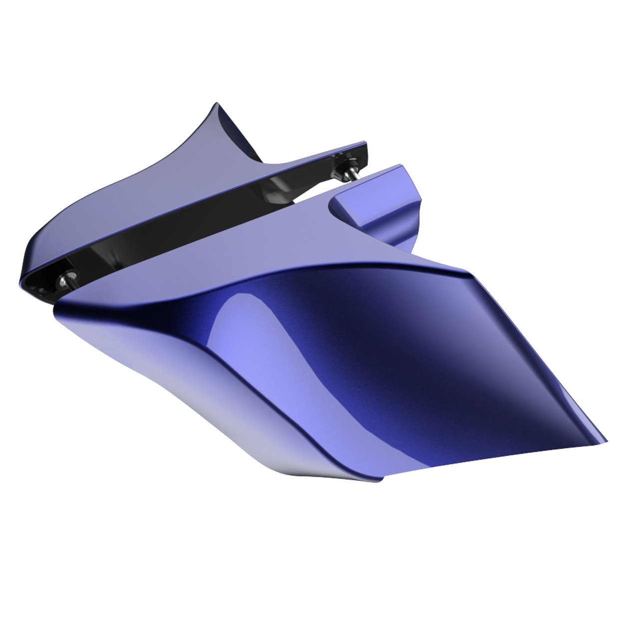 Advanblack Zephyr Blue ABS CVO Style Stretched Extended Side Cover Panel for 2014+ Harley Davidson Touring