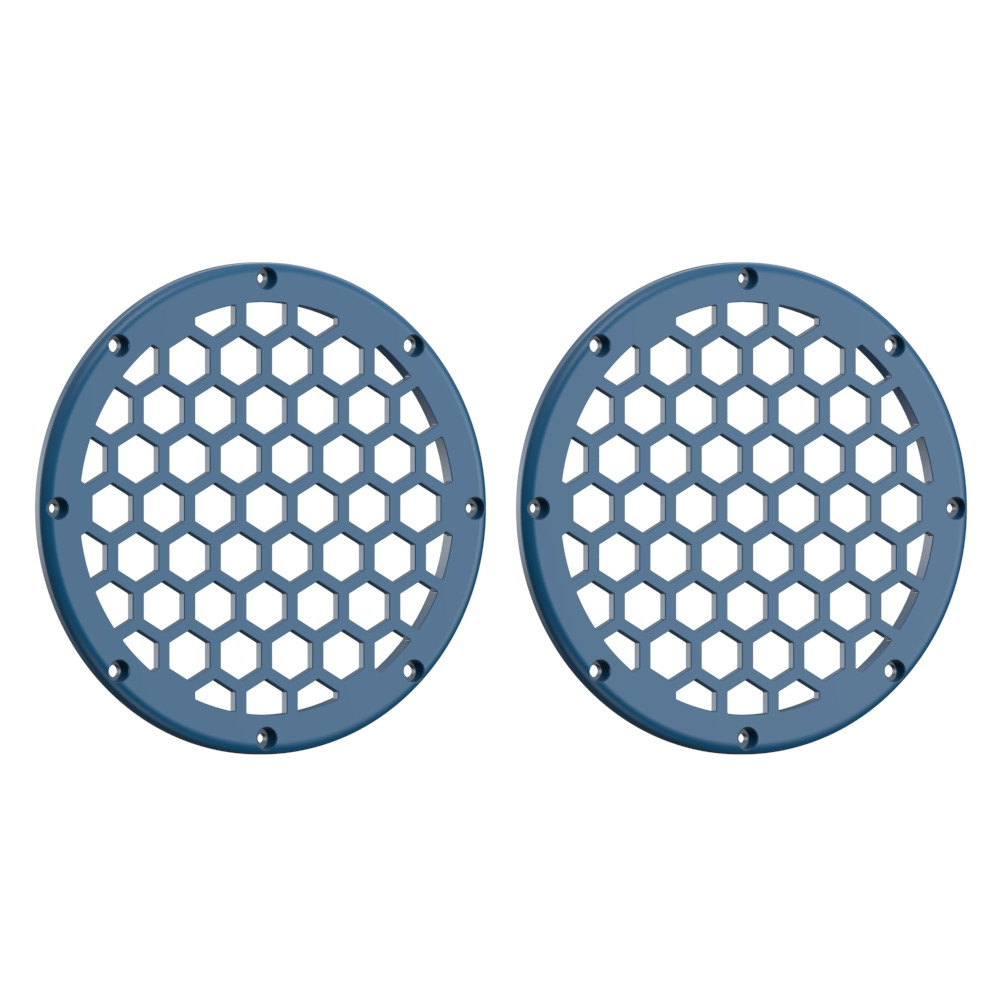 Advanblack x XBS Color Matched HEX 6.5'' Speaker Grills-Billiard Teal