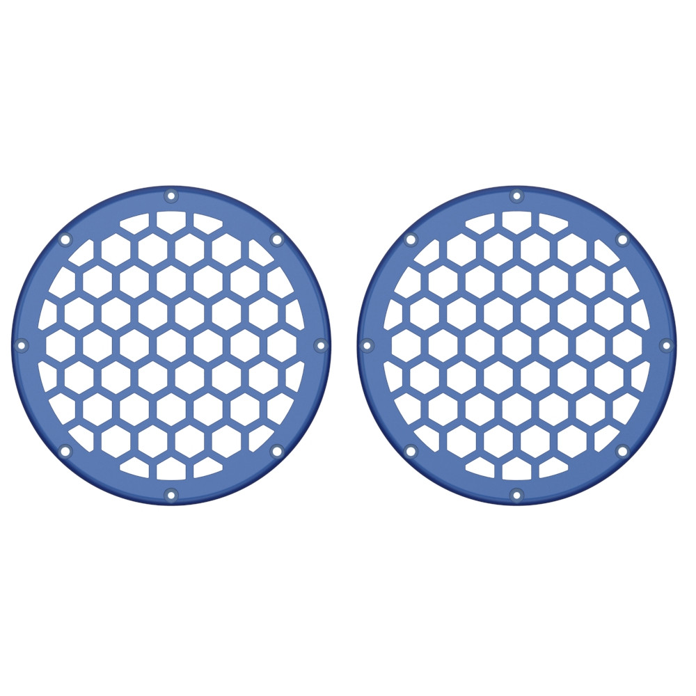 Advanblack x XBS Color Matched HEX 6.5'' Speaker Grills-Blue Max