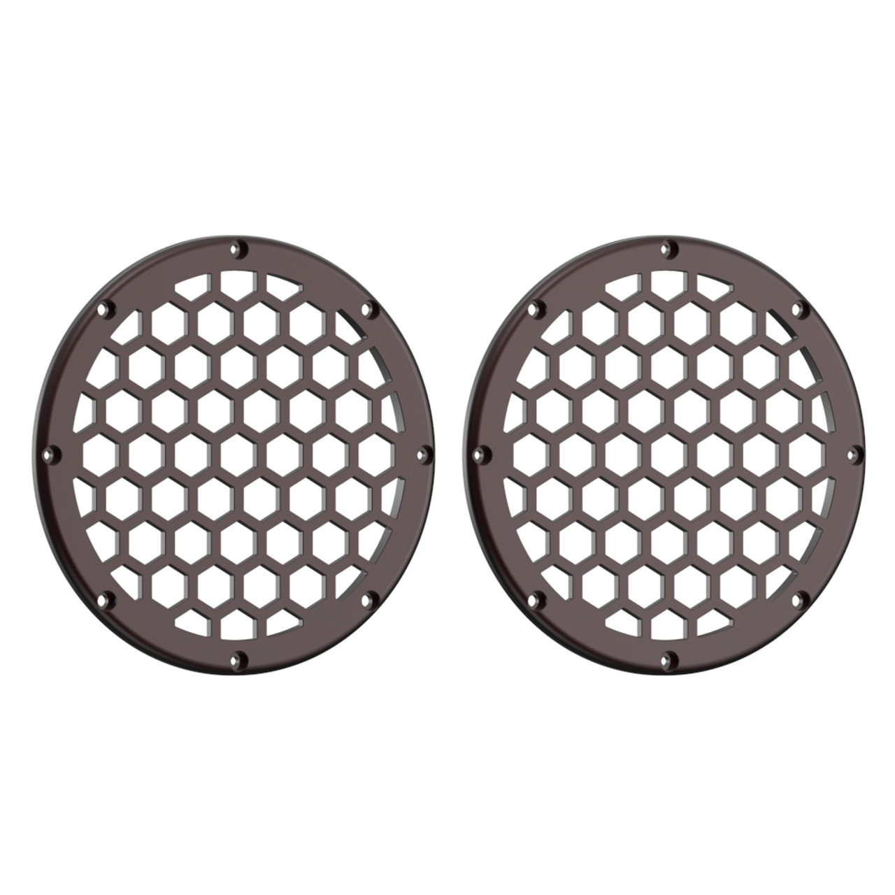Advanblack x XBS Color Matched HEX 6.5'' Speaker Grills-Midnight Crimson