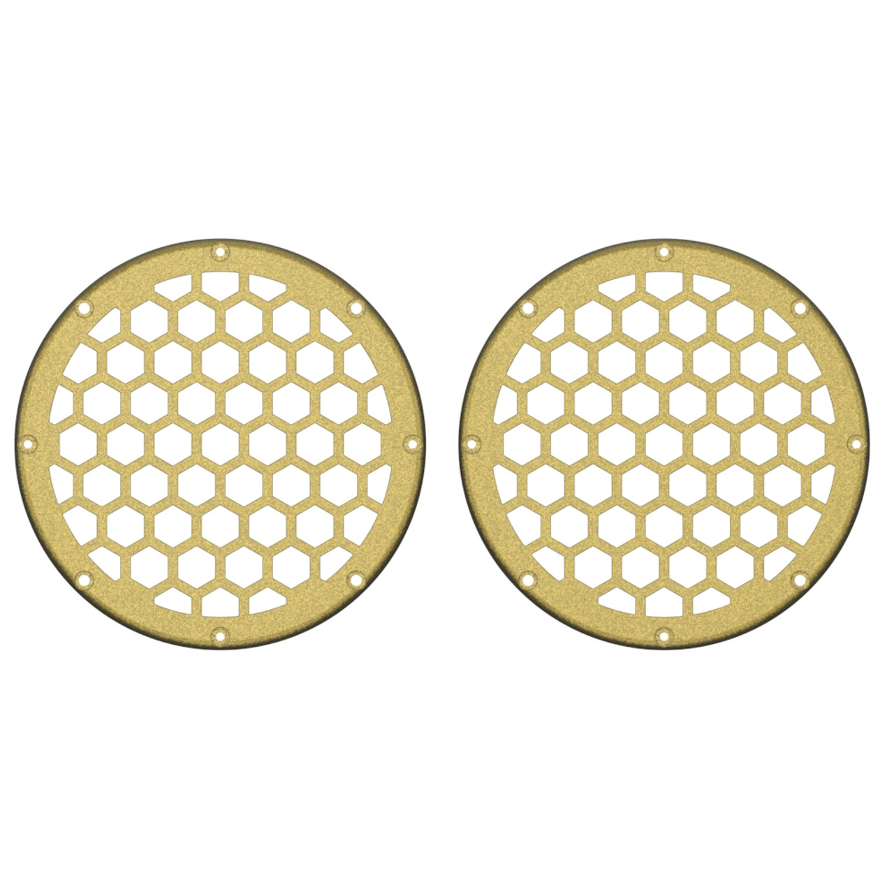 Advanblack x XBS Color Matched HEX 6.5'' Speaker Grills-Olive Gold