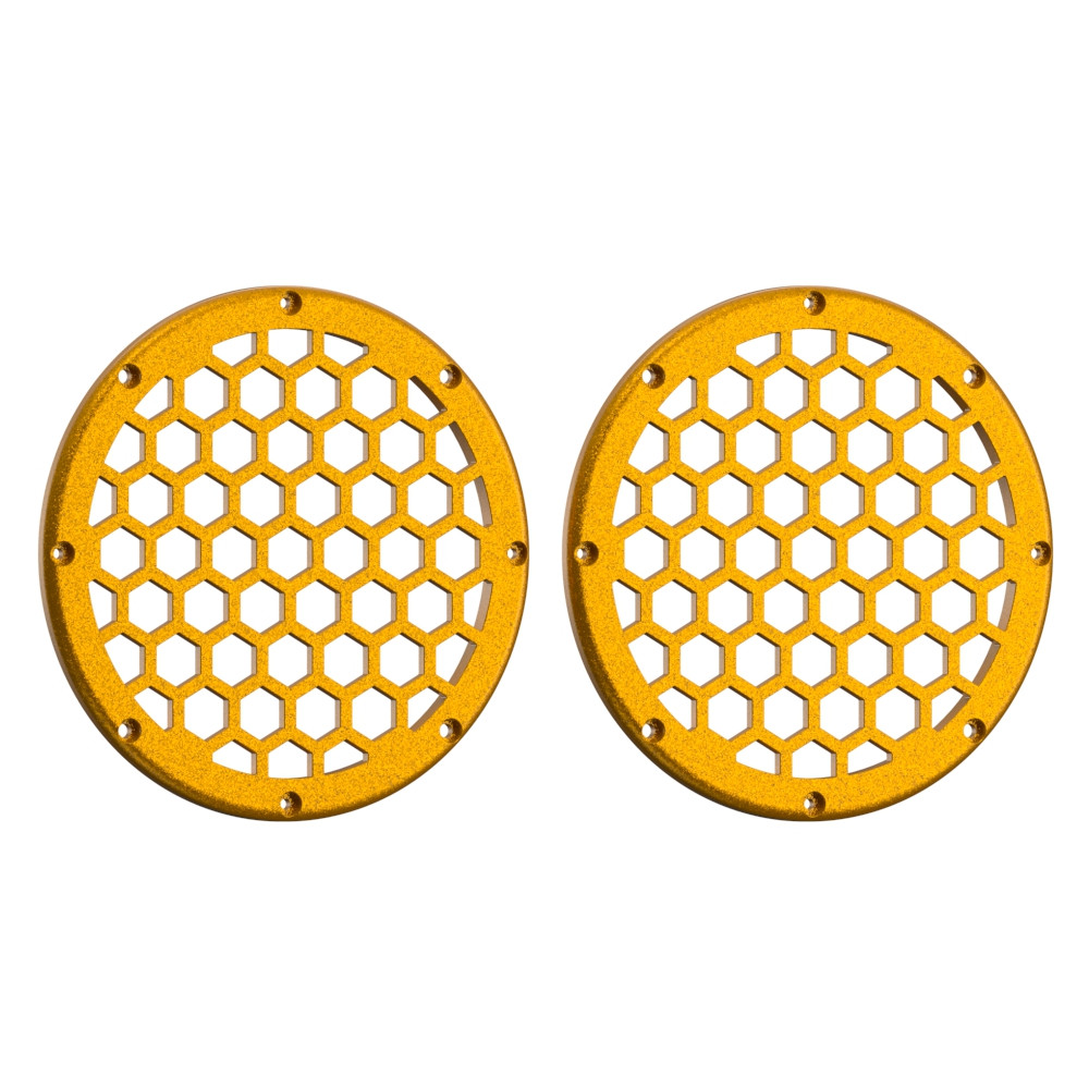 Advanblack x XBS Color Matched HEX 6.5'' Speaker Grills-Prospect Gold