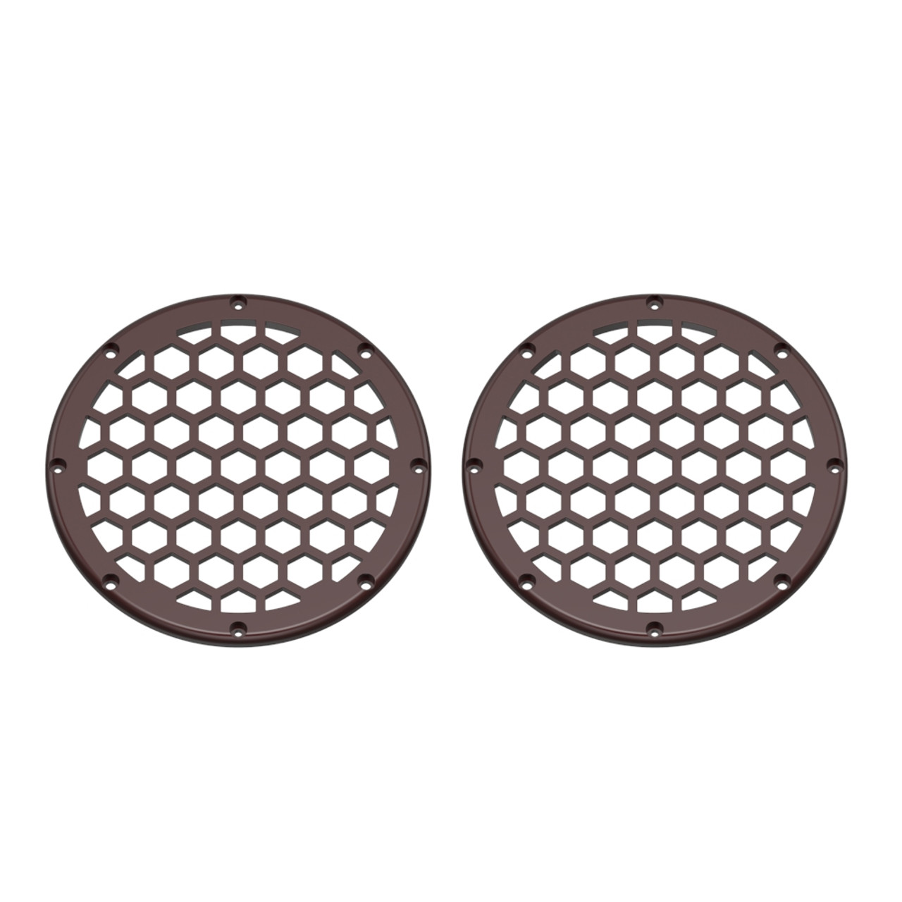 Advanblack x XBS Color Matched HEX 6.5'' Speaker Grills-Twisted Cherry
