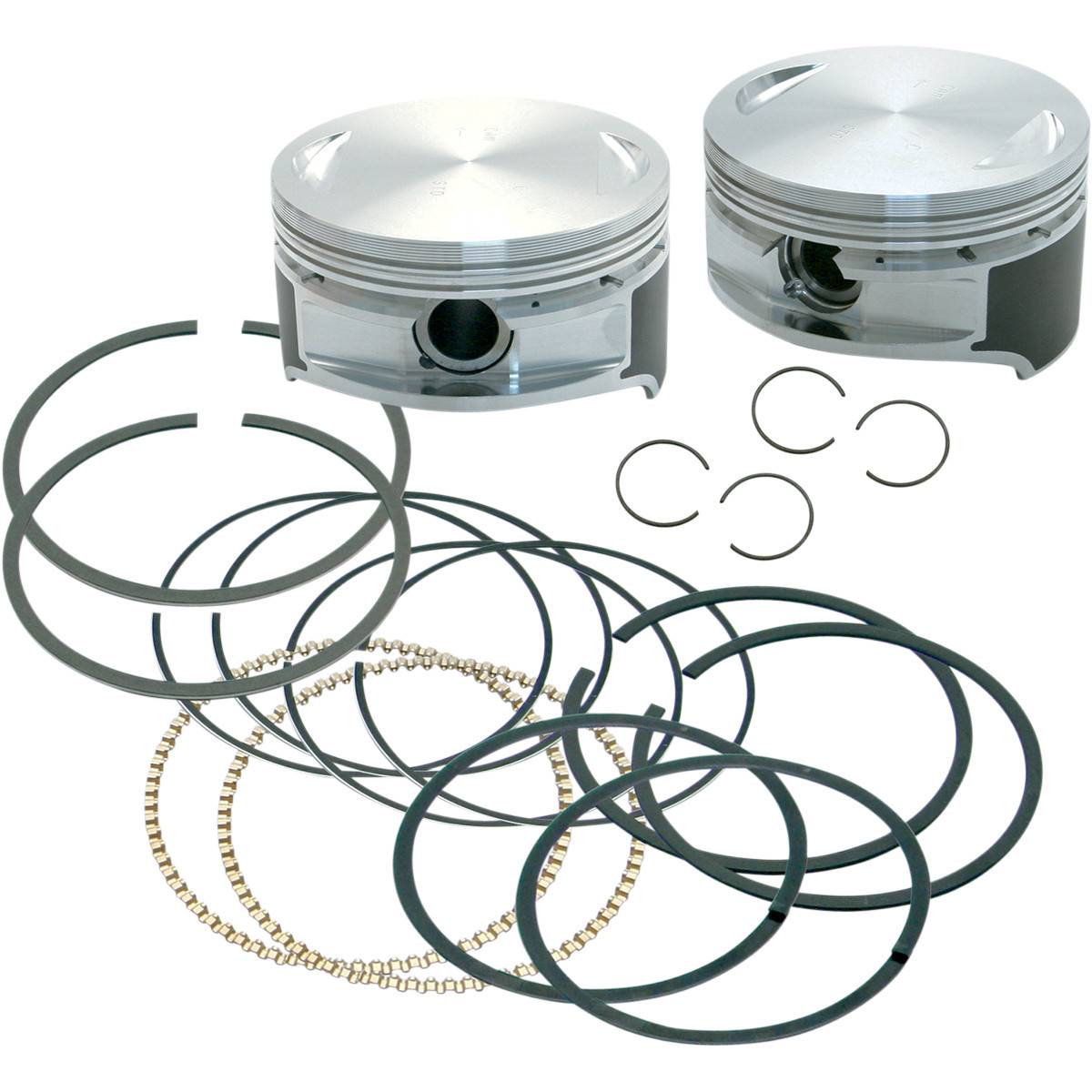 S&S Cycle #92-1210 - Piston Kit -106" Stroker - 3.875" Standard - 95"-103" Motors