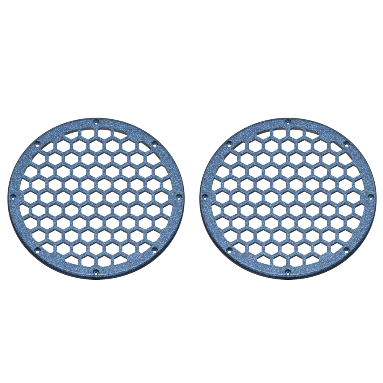 Advanblack x XBS Color Matched HEX 8'' Speaker Grills-Cosmic Blue Pearl