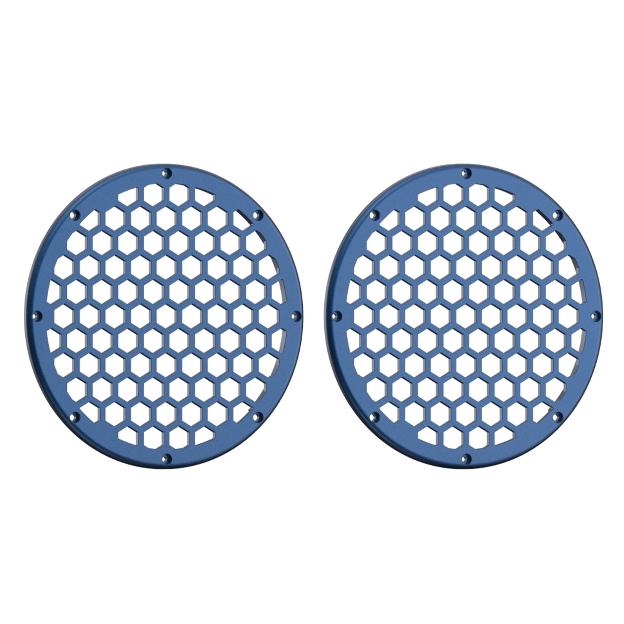 Advanblack x XBS Color Matched HEX 8'' Speaker Grills-Dark Blue Pearl