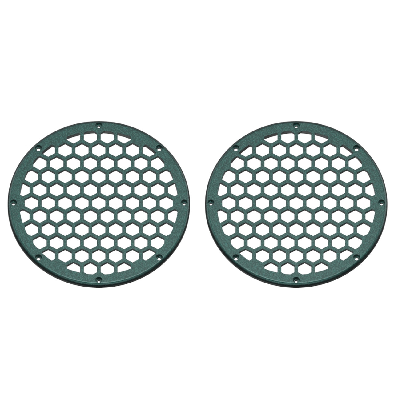 Advanblack x XBS Color Matched HEX 8'' Speaker Grills-Deep Jade Pearl