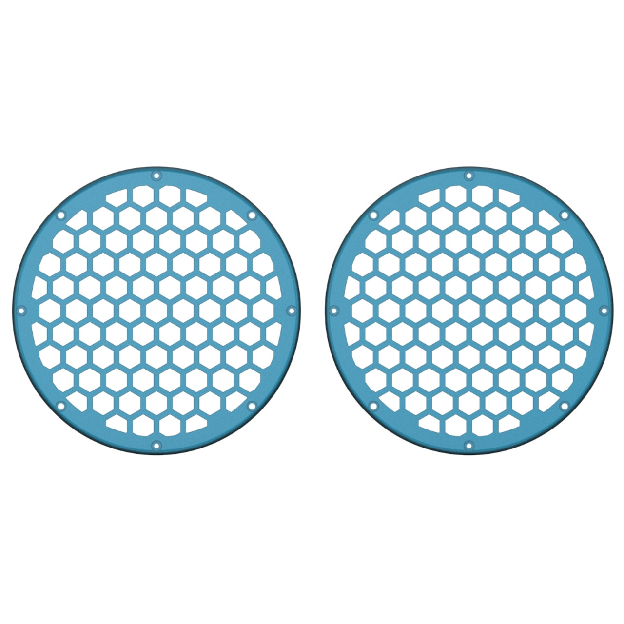 Advanblack x XBS Color Matched HEX 8'' Speaker Grills-Tahitian Teal