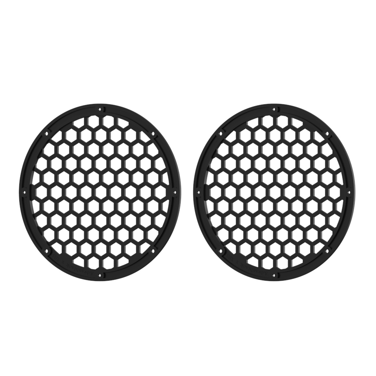 8 inch HEX Speaker Grills - Unpainted Plastic Grills