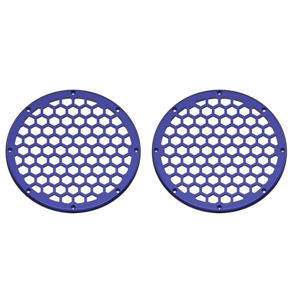 Advanblack x XBS Color Matched HEX 8'' Speaker Grills-Zephyr Blue