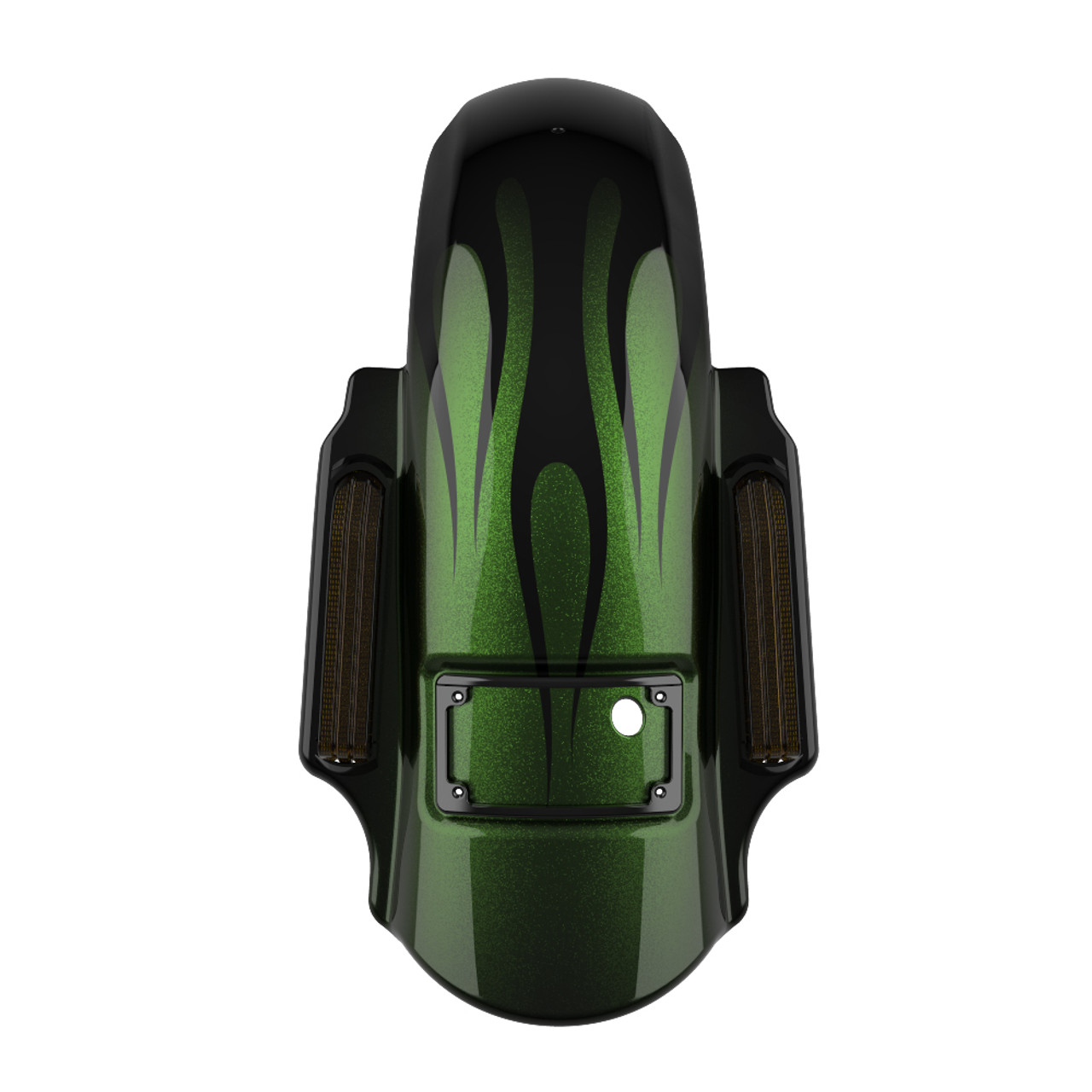 Envious Green Fade FULL BODY COLOR SWAP BUNDLE FOR HARLEY DAVIDSON 2014+ STREET GLIDE/ELECTRA STREET GLIDE