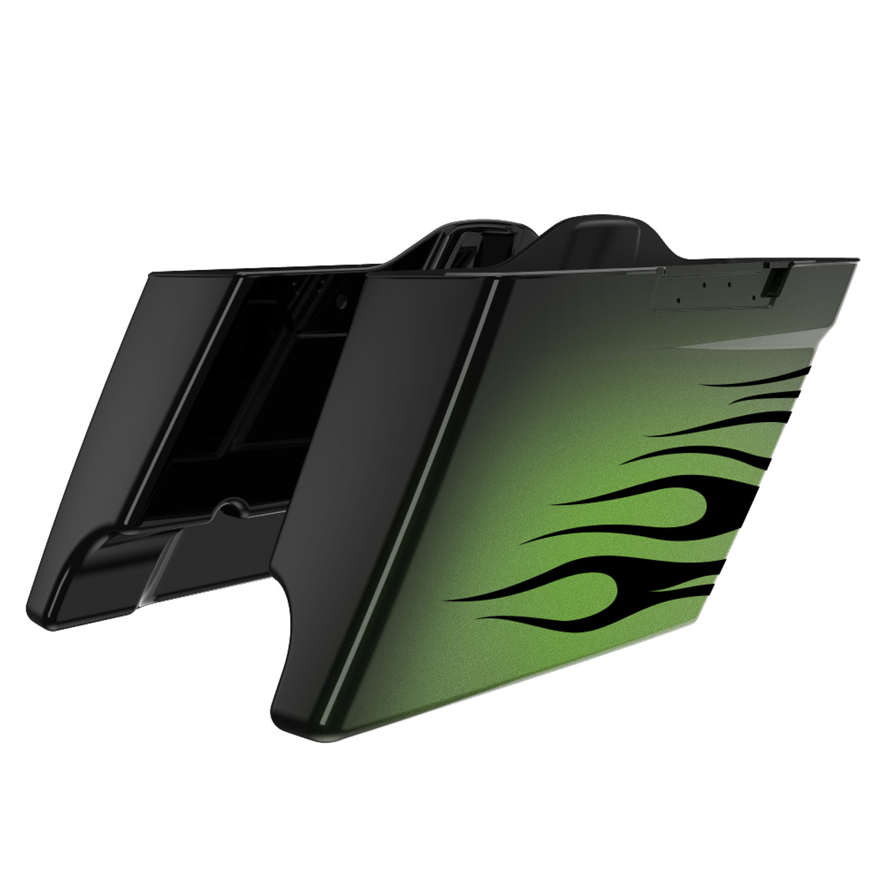 Envious Green Fade FULL BODY COLOR SWAP BUNDLE FOR HARLEY DAVIDSON 2014+ STREET GLIDE/ELECTRA STREET GLIDE