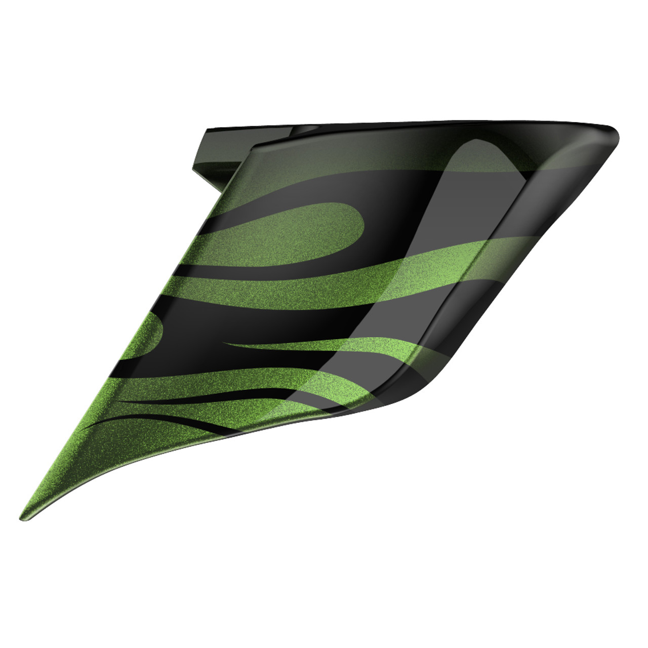 Envious Green Fade FULL BODY COLOR SWAP BUNDLE FOR HARLEY DAVIDSON 2014+ STREET GLIDE/ELECTRA STREET GLIDE