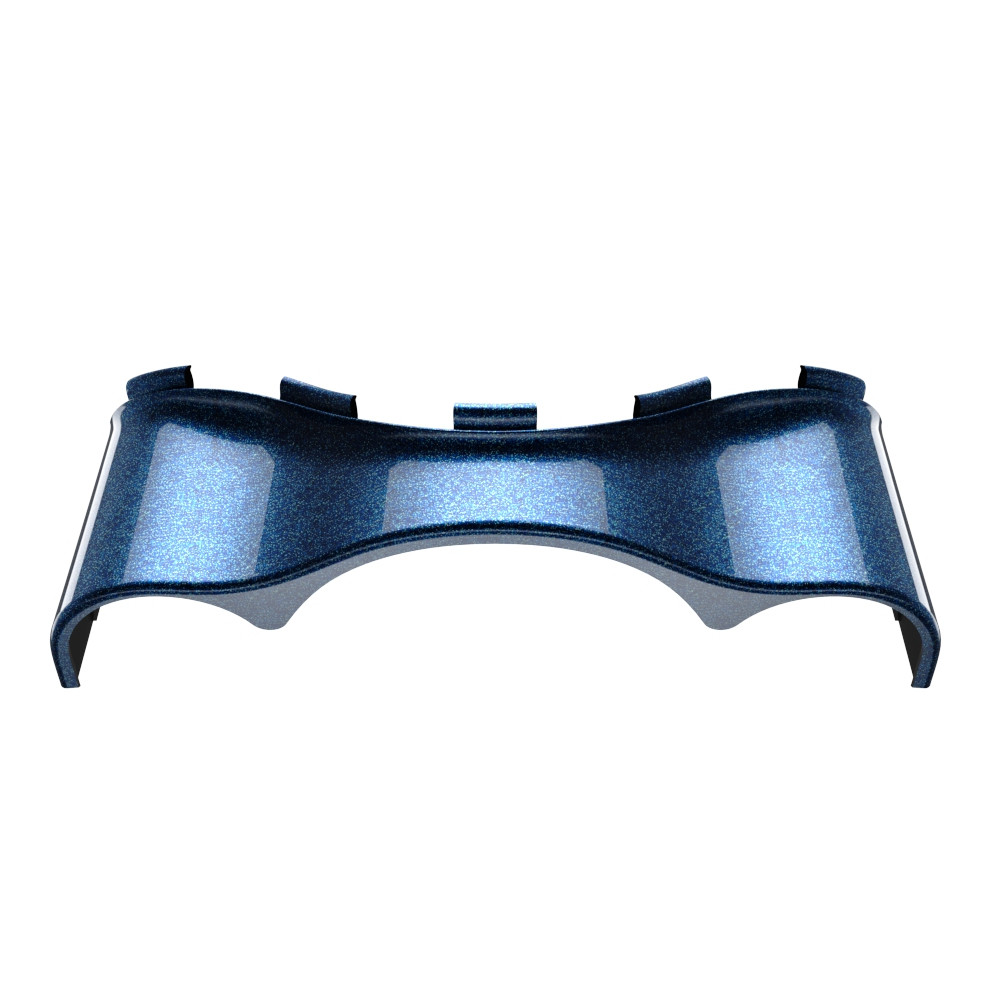 Cosmic Blue Pearl Outer Batwing Fairing Skirt For 2014+ Street Glide, Electra Glide, Ultra
