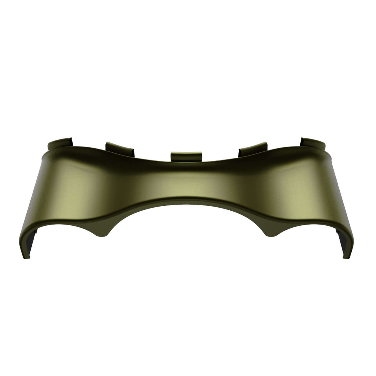 Mineral Green Denim Outer Batwing Fairing Skirt For 2014+ Street Glide, Electra Glide, Ultra
