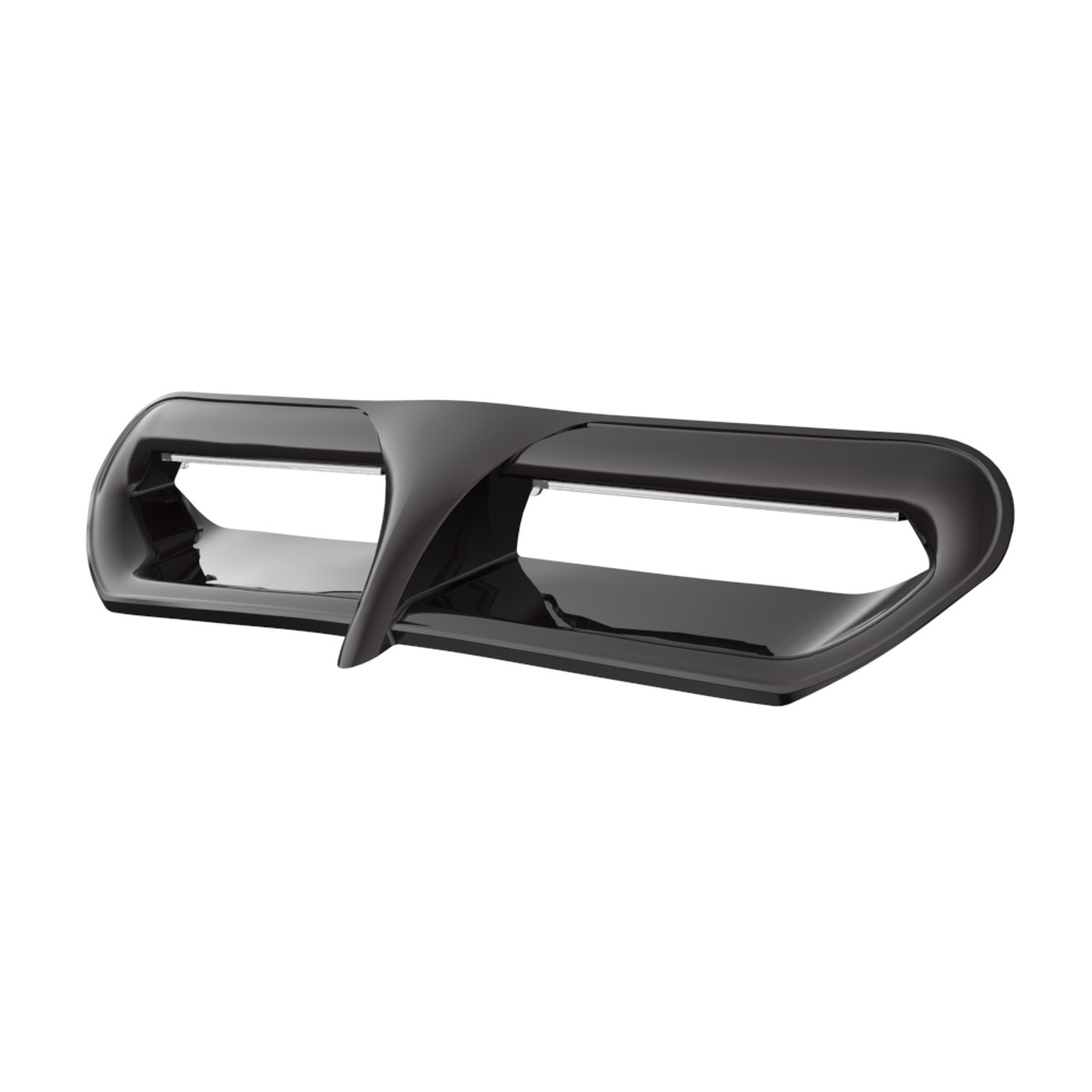 Blackened Cayenne Batwing LED Vent Trim Insert For 14-Up Harley Street/ Electra Glide, Ultra & Tri-Glide