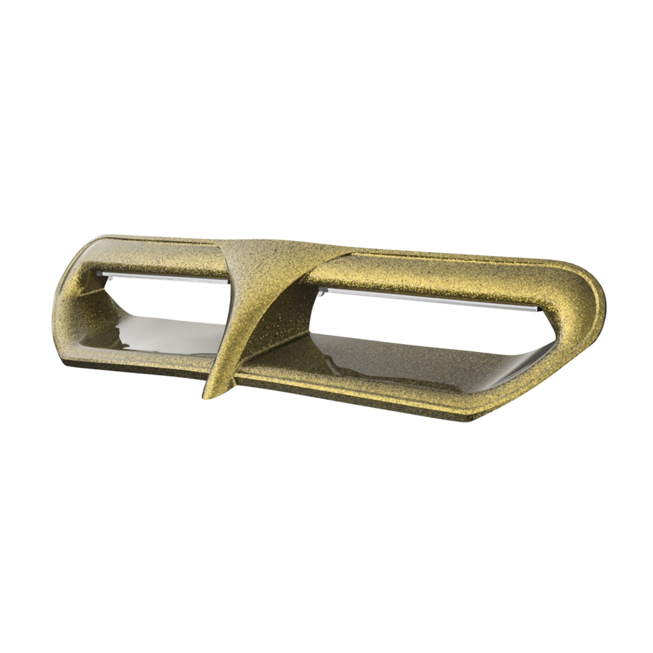 Olive Gold Batwing LED Vent Trim Insert For 14-Up Harley Street/ Electra Glide, Ultra & Tri-Glide