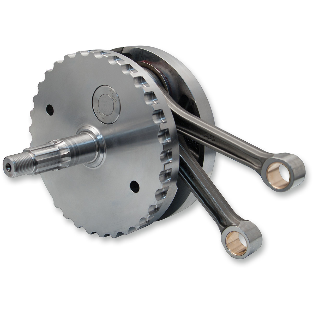 S&S Cycle #320-0469 - Flywheel Assembly - 4-5/8" - w/o Sprocket Bearing Race - Twin Cam "B" w/124" S&S Motor '00 -'06