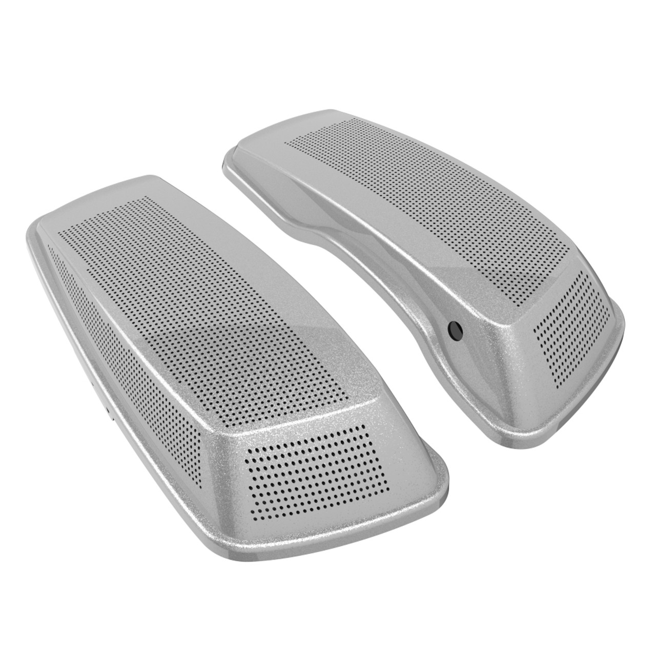 Advanblack Dual 6x9 Speaker Lids Cover for Harley 2014+ Harley Davidson Touring-Hard Candy Shattered Flake