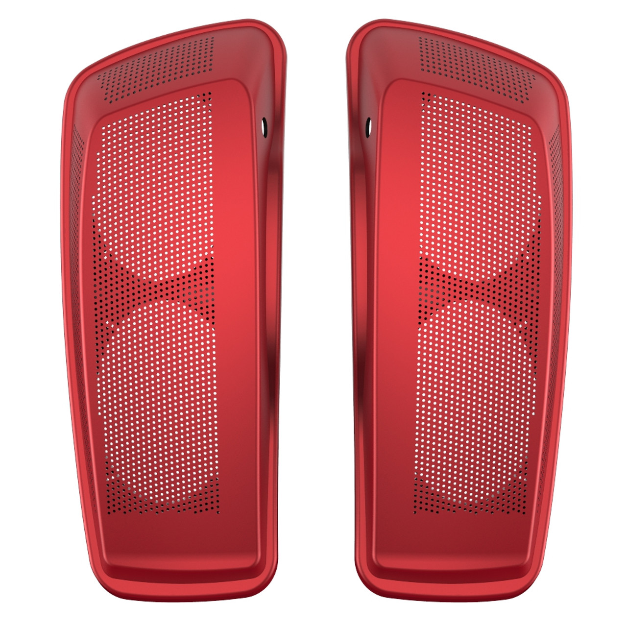 Advanblack Wicked Red Denim Dual 6x9 Speaker Lids Cover for Harley 2014+ Harley Davidson Touring