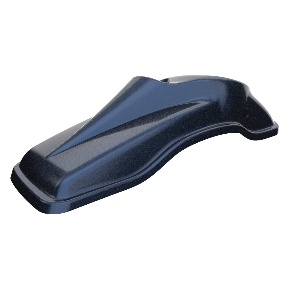 Advanblack Midnight Blue 8'' Saddlebag Speaker Lids Cover for Harley Davidson Touring 2014+