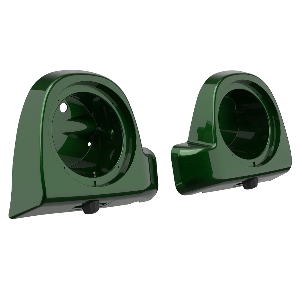 Advanblack Color Matched  6.5' Speaker Pods Rushmore Lower Vented Fairings fit  2014+ Harley Davidson Touring