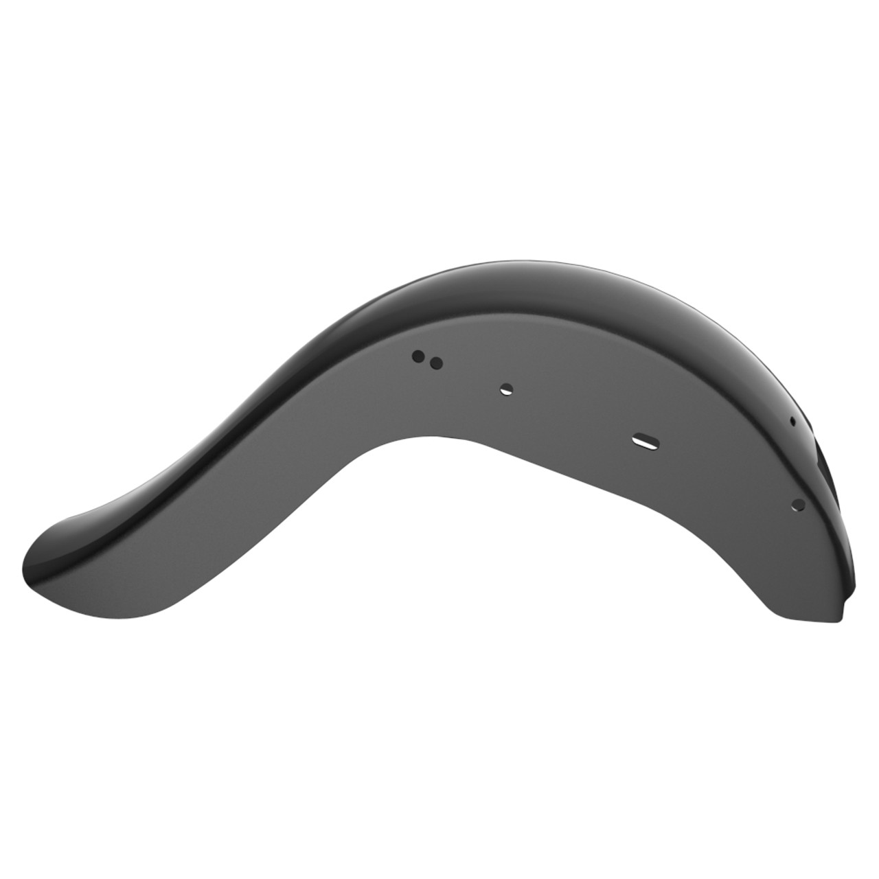 Black Quartz Cholo Vicla Chicano Style Rear Fender For Harley Softail 2000-2017