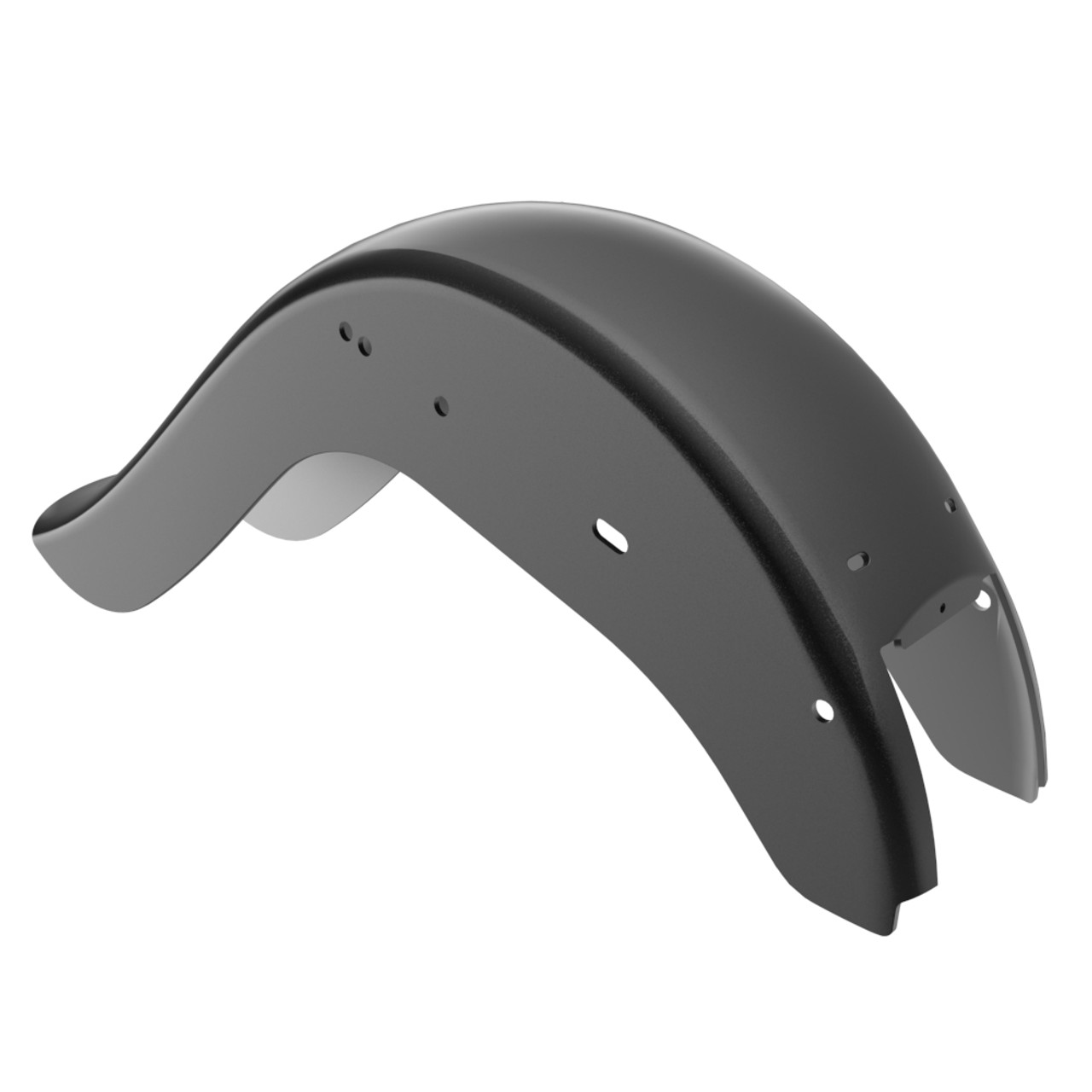 Black Quartz Cholo Vicla Chicano Style Rear Fender For Harley Softail 2000-2017