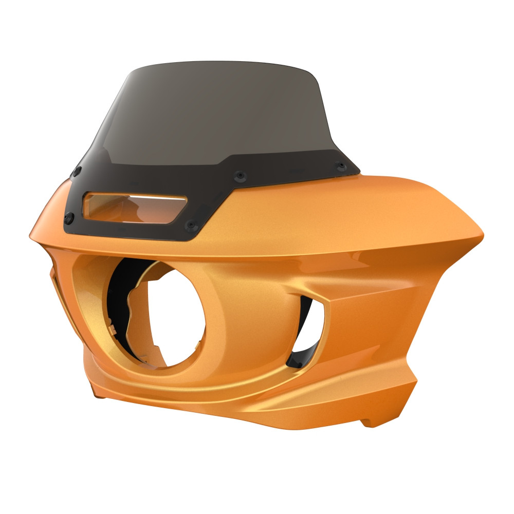 Hard Candy Gold Flake Low Rider ST Style Front fairings Smoke Windshield