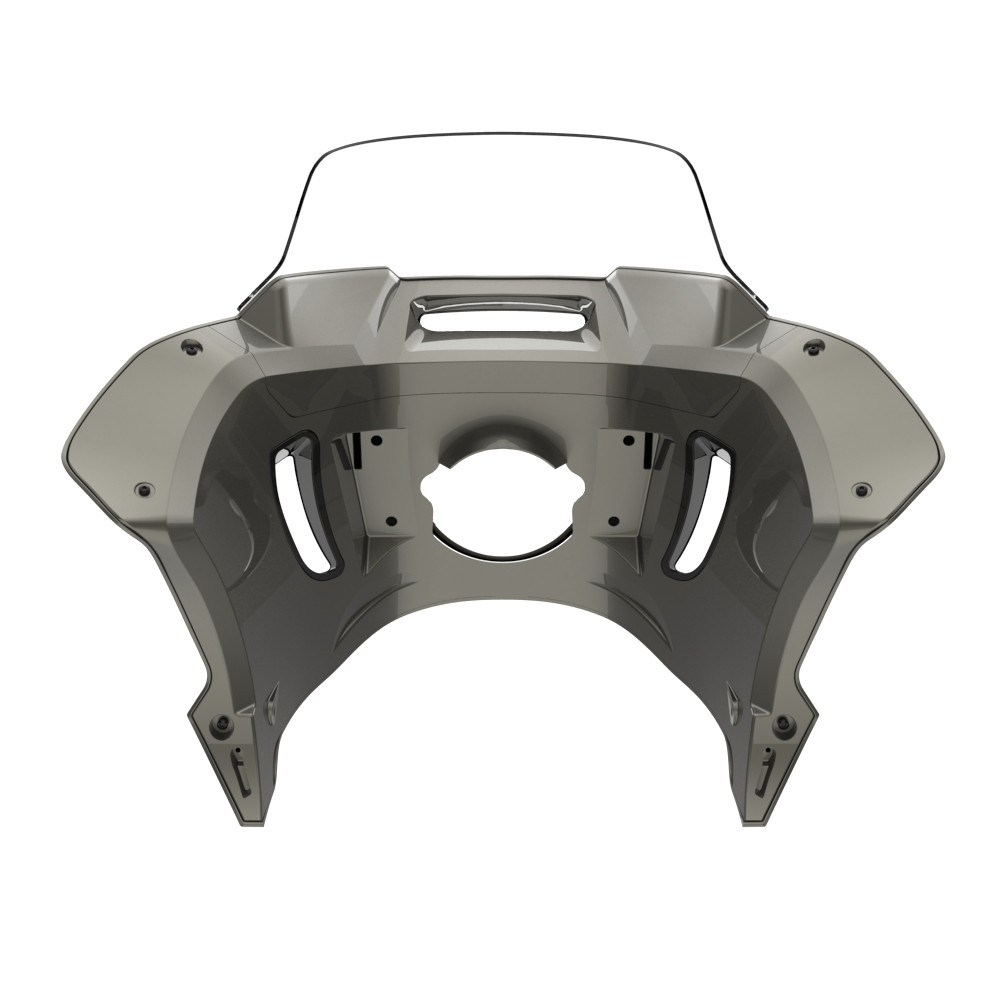 Industrial Gray Low Rider ST Style Front fairings Clear Windshield