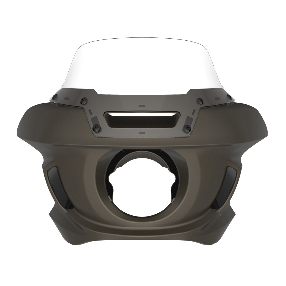 River Rock Gray Denim Low Rider ST Style Front fairings Clear Windshield