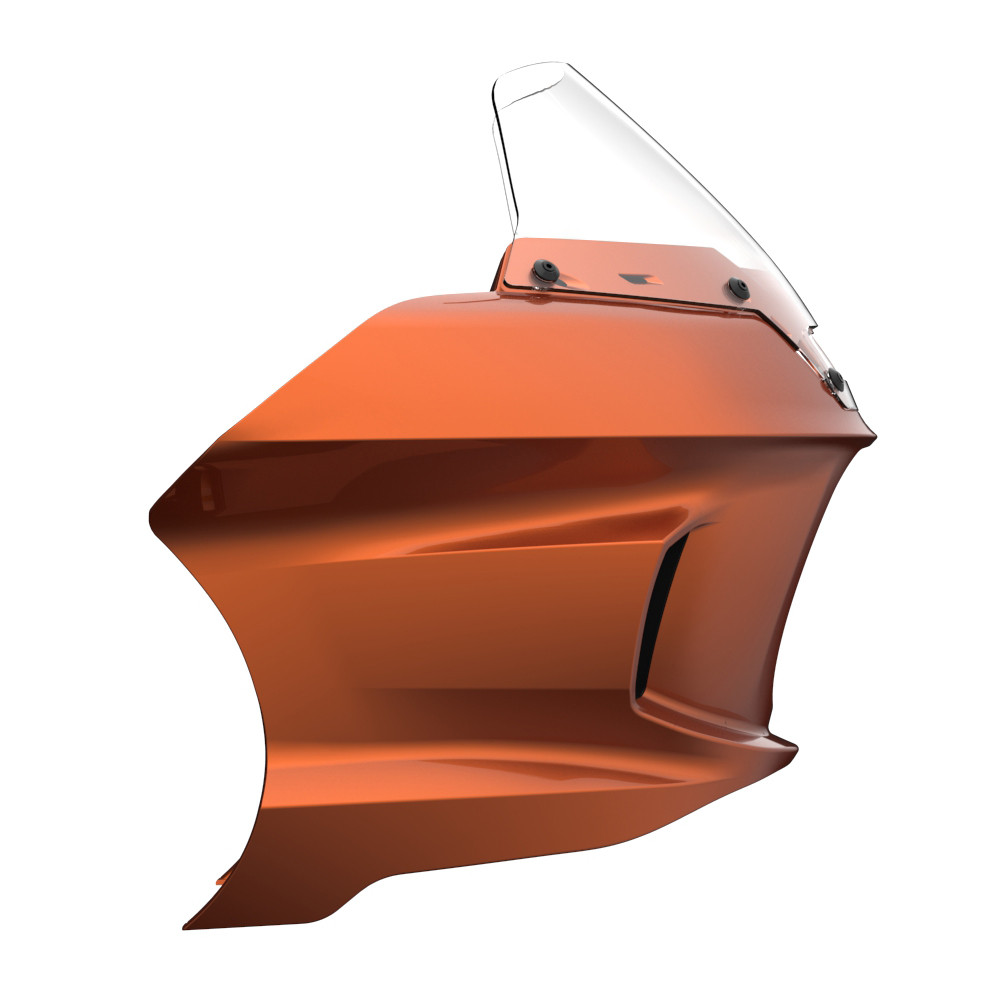 Scorched Orange Low Rider ST Style Front fairings Clear Windshield