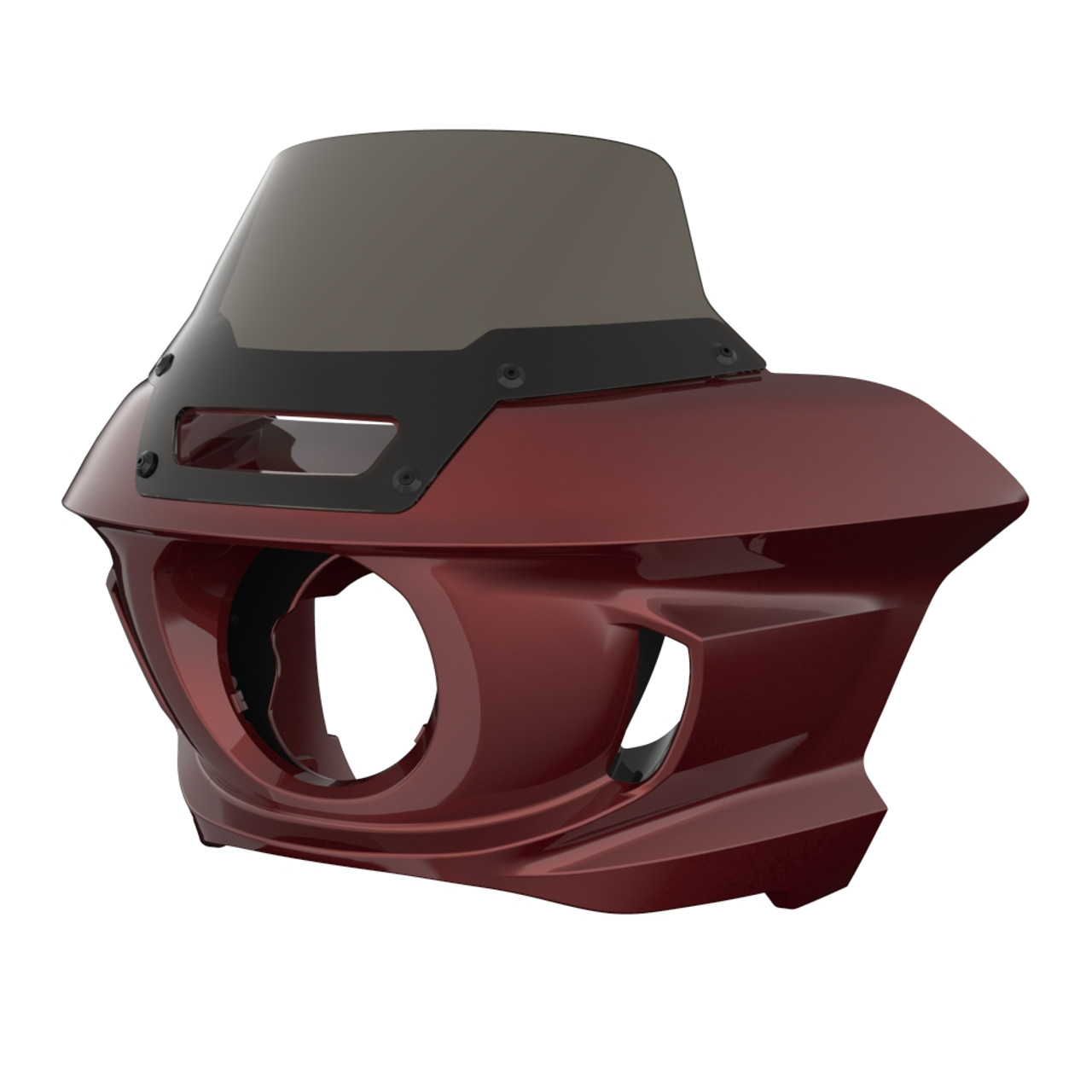 Stiletto Red Low Rider ST Style Front fairings Smoke Windshield