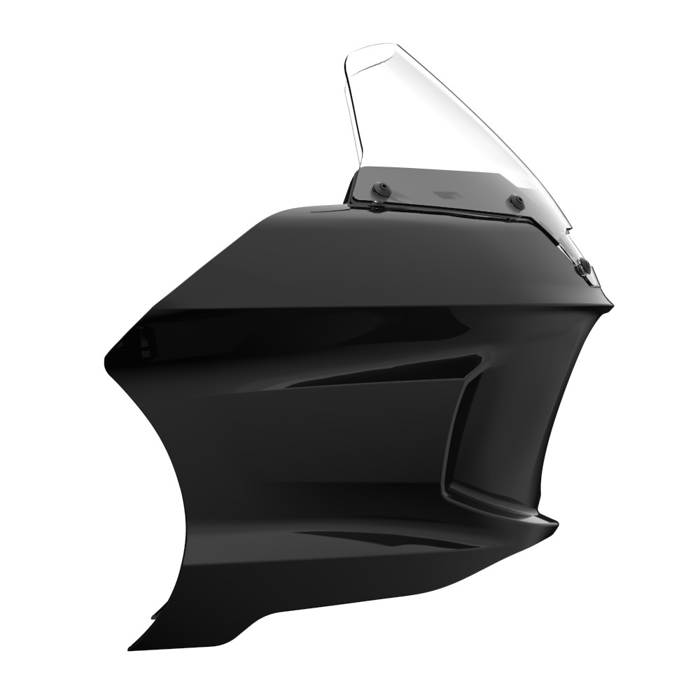 Vivid Black Low Rider ST Style Front fairings Clear Windshield