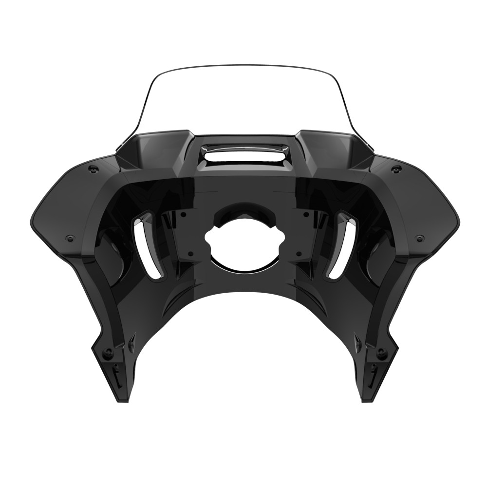 Vivid Black Low Rider ST Style Front fairings Clear Windshield