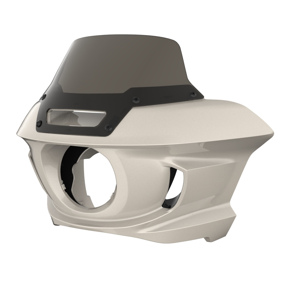 White Sand Pearl Low Rider ST Style Front fairings Smoke Windshield