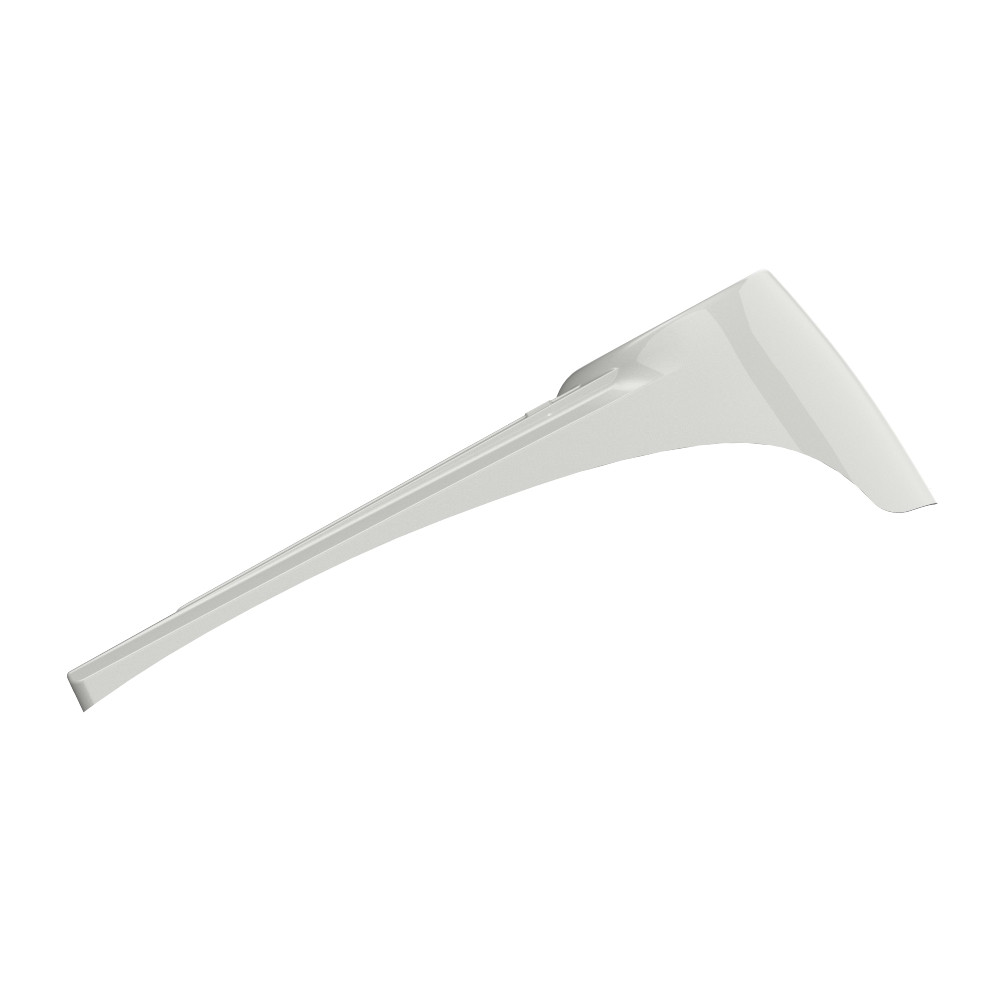 Stone Washed White Pearl Extended Tank Dash Console for 2011-2017 Harley Softail